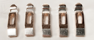 Kontak perak digunakan untuk pengontrol trem